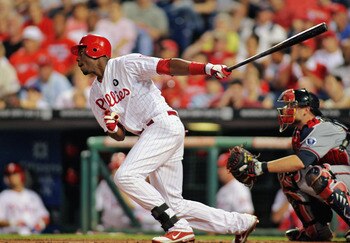 John Mayberry will likely take over as the primary left fielder