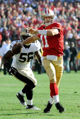 Alex Smith (11) played like a superstar against the Saints in the divisional round, but can he lead his team to a Super Bowl appearance?