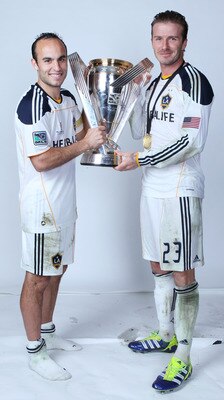Could the LA Galaxy team-mates Donovan and Beckham also team up at Everton?