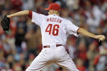 Newly signed Ryan Madson is playing for more than saves in 2012.