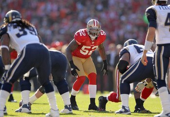 Patrick Willis against the Rams