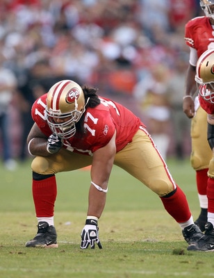 Left guard Mike Iupati is a dominant run blocker