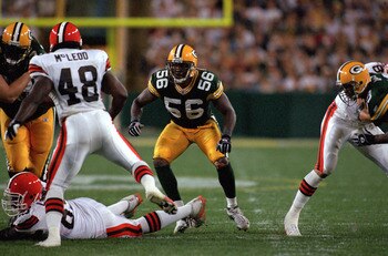 Not the same Kevin Hardy. But the Saints' selection from Notre Dame did play for the Packers at one point in his career.