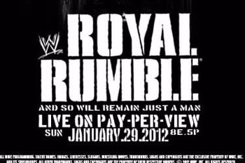 Royal Rumble 2012 Match Order