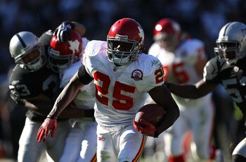 Jamaal Charles returns next season and will likely make Manning have to consider the Chiefs