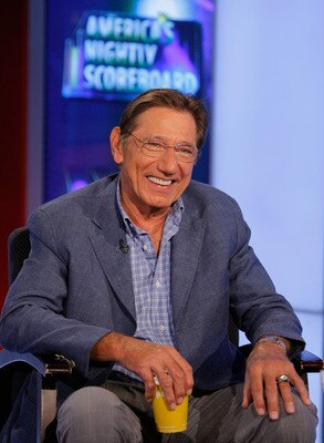 Can you imagine this happy older man flipping the bird?