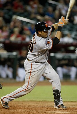 Hector Sanchez showed a decent bat last season