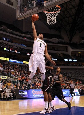 DALLAS, TX - DECEMBER 28:  Perry Jones III #1 of the Baylor Bears makes the slam dunk against the Mississippi State Bulldogs at American Airlines Center on December 28, 2011 in Dallas, Texas.  (Photo by Ronald Martinez/Getty Images)