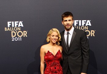 Shakira with Gerard Pique