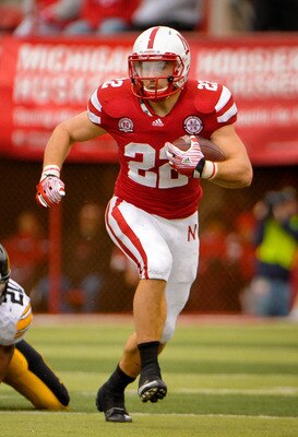 Nebraska running back Rex Burkhead