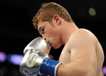 Saul "Canelo" Alvarez on the night of his win over Carlos Baldomir