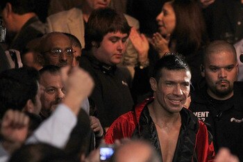 Sergio Martinez approaching the ring for his second bout with Paul Williams