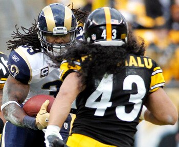 Polamalu never backs down.