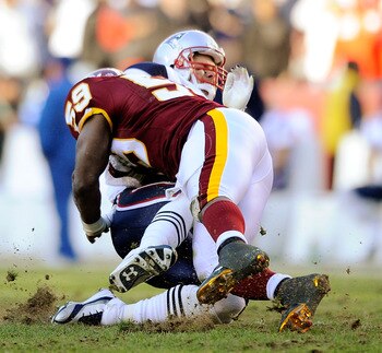 London Fletcher never stops tackling.