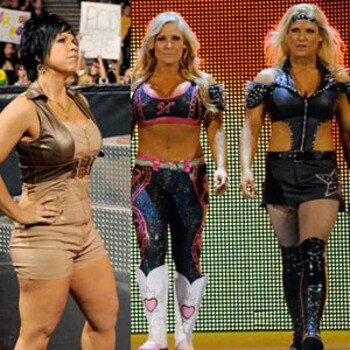 The Sisters of Destruction: Vickie, Nattie and Beth.