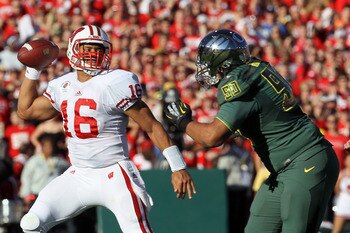 Wisconsin's Russell Wilson is one of many quarterbacks in this class with big question marks.