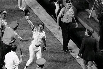 Bobby Murcer after the game against the Baltimore Orioles on August 6, 1979
