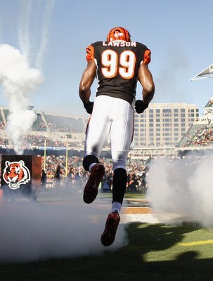 Last year was Lawson's first year with the Bengals.