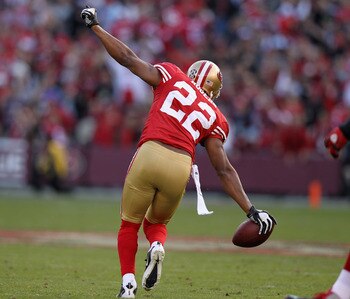 Carlos Rogers' six interceptions were tied for the second most in the NFL