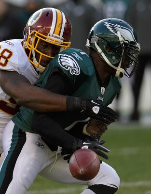 An improved offensive line would serve to make Mike Vick a much more effective quarterback.