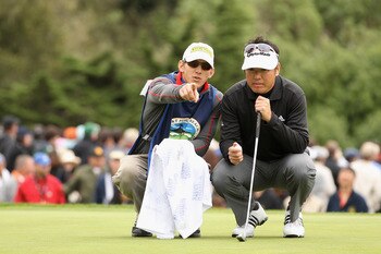 Charlie Wi, latest third round leader to falter.