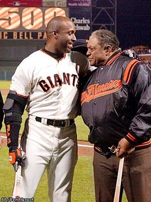 Willie Mays on the right. Obviously.