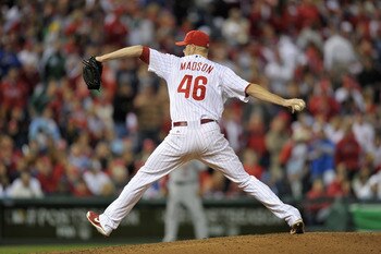 Madson had his 9th inning struggles, but was money in innings 7-8