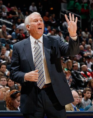 Gregg Popovich has led the Spurs to a 22-9 record despite the absence of Manu Ginobili, and is in a good position in the Coach of the Year race.