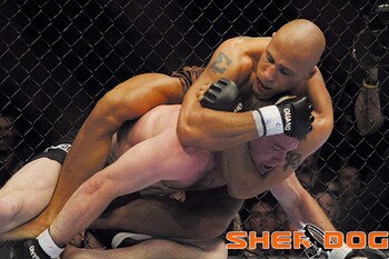 Frank Trigg attempts to choke Matt Hughes - Sherdog