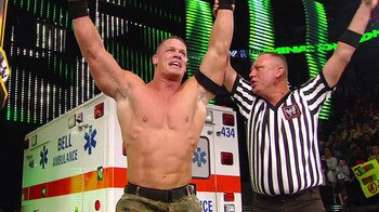 John Cena wins his Ambulance match with Kane.