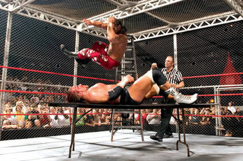 Hhh Vs Hbk Hell In A Cell Highlights