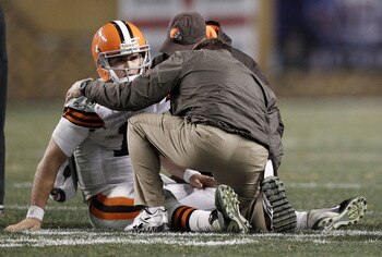 Colt McCoy had a hard time leading the Browns into the end zone in 2011