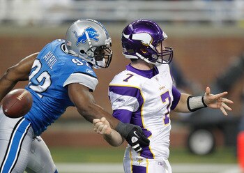 Christian Ponder struggled during his rookie year in Minnesota