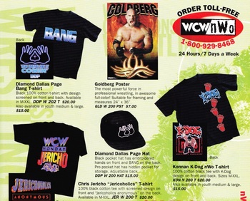 wcw monday night jericho shirt