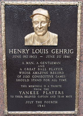 Lou Gehrig Hitting