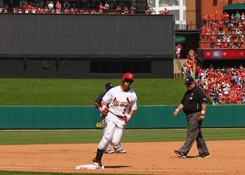 Carlos Beltran hit his league-leading 13th home run against the Braves on Sunday in St. Louis. Carlos Beltran hit his league-leading 13th home run against the Braves on Sunday in St. Louis.