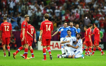 Russia peaked on day one of the tournament.