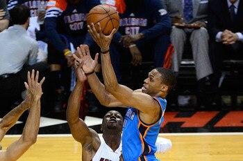 The Thunder play a fast paced style of basketball, but Perkins is not that fast.