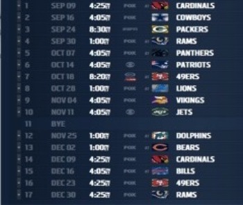 seahawks schedule