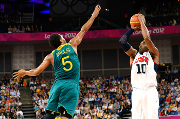 Mills and the rest of the Aussies couldn't do anything to stop the Kobe onslaught.