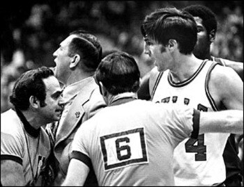 Sloan [R] used his mouth as a defensive weapon, as well.