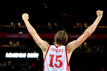 Andrei Kirilenko lit it up at the Olympics.