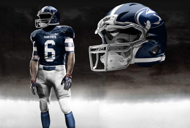 penn state home jersey color