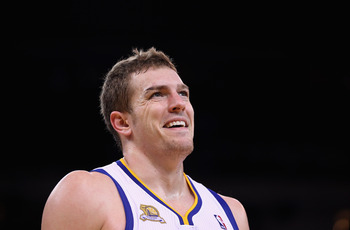 David Lee is a lot happier after the Bogut acquisition.