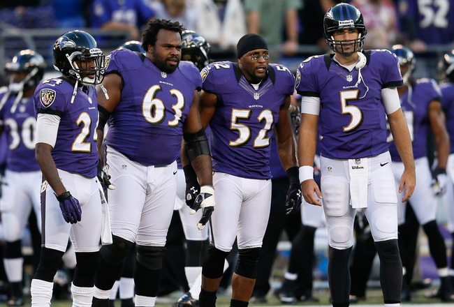 Baltimore Ravens Huddle