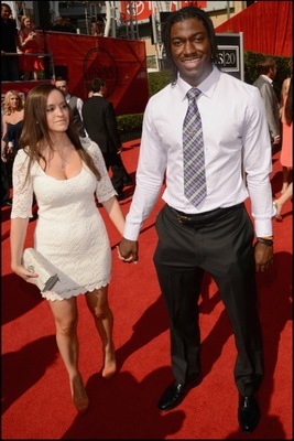 luck andrew girlfriend rgiii rg3 fiancee vs girl