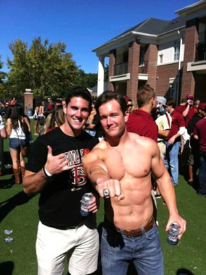 aaron murray party spring saturdaydownsouth via georgia break therightrant win never title another why fsu