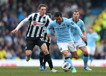 Dan Gosling: Small fish against the likes of Tevez?