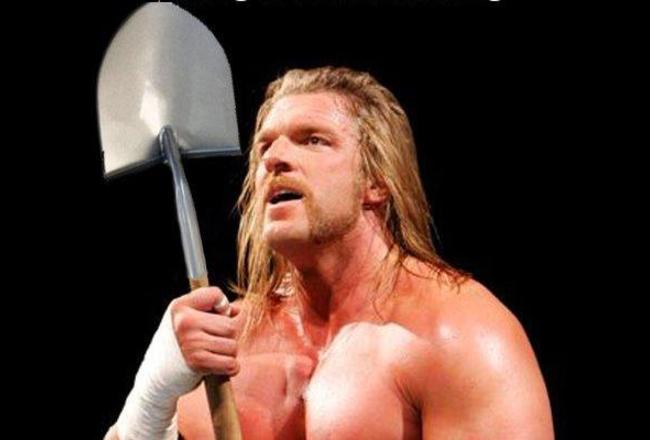Roman Reigns Says He'd Like to Spear Triple H   Hhhshovel2iaiae1_original_crop_650x440
