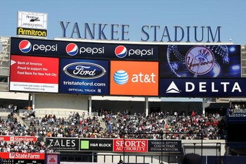 NEW YORK - APRIL 02: The bleachers in center field are almost full for a New York Yankees workout at the new Yankee Stadium on April 2, 2009 in the Bronx borough of New York City.  (Photo by Ezra Shaw/Getty Images)